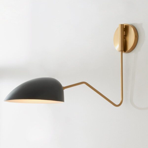 WS19001.0.WS19001BK ED Ellen DeGeneres Jane 1 Light Wall Light