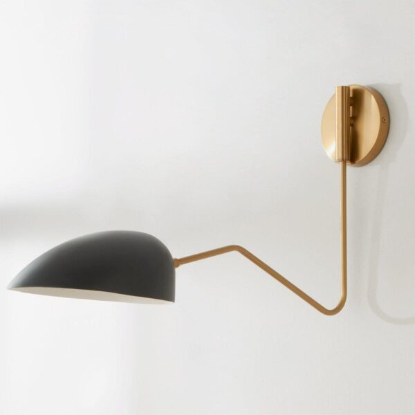WS19001.1.WS19001BK ED Ellen DeGeneres Jane 1 Light Wall Light – view 2