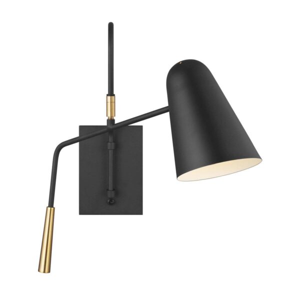 WS19002.2.WS19002BK ED Ellen DeGeneres Simon 1 Light Wall Light – view 3