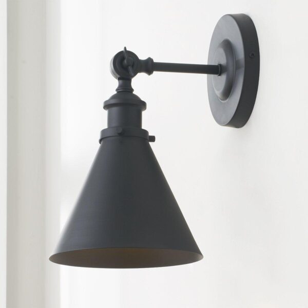 WS19003.2.WS19003BK Adjustable Study Swing Arm Sconce – view 3
