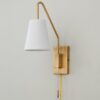 Modern Sleek Swing Arm Sconce – view 2