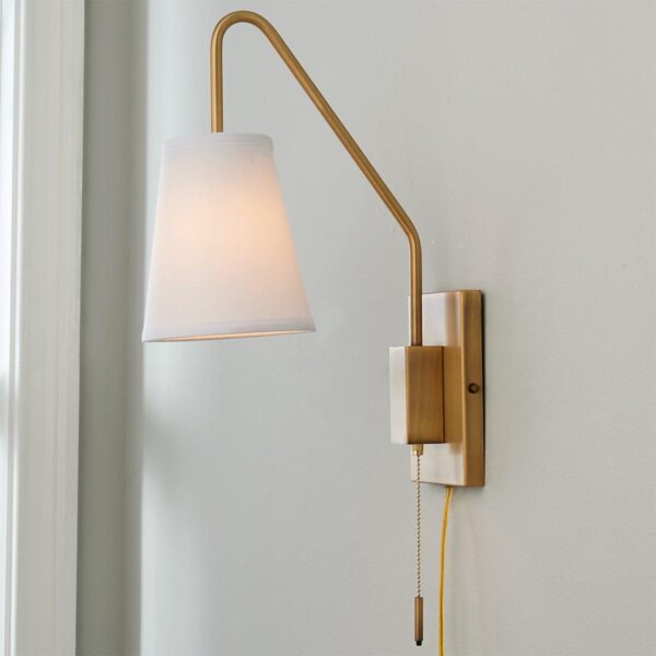 Modern Sleek Swing Arm Sconce – view 3
