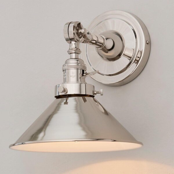 WS20002.0.WS20002PN Banner Swing Arm Bath Sconce – Metal Triangular