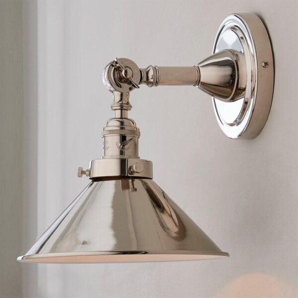 WS20002.2.WS20002PN Banner Swing Arm Bath Sconce – Metal Triangular – view 3