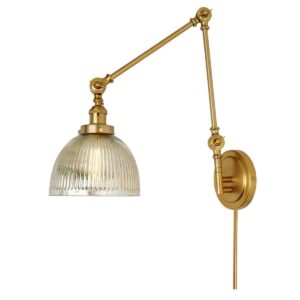 Banner Triple Joint Swing Arm – Mercury Glass Dome