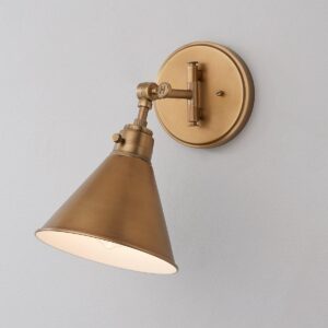 Cyrus Swing Arm Sconce – Metal Shade