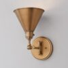 WS21011.2.WS21011AB Cyrus Swing Arm Sconce – Metal Shade – view 3