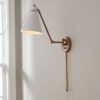 WS23013.3.WS23013AW Jenovia Swing Arm Sconce – view 4