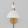 WS23020.2.WS23020WH Arendelle Metal Swing Arm Sconce – view 3