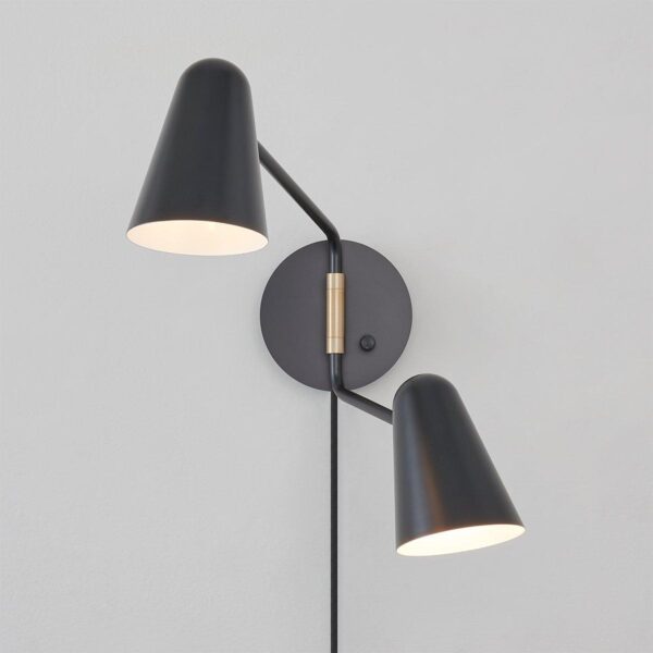 WS23022.2.WS23022KB Jamira Swing Arm Sconce – view 3