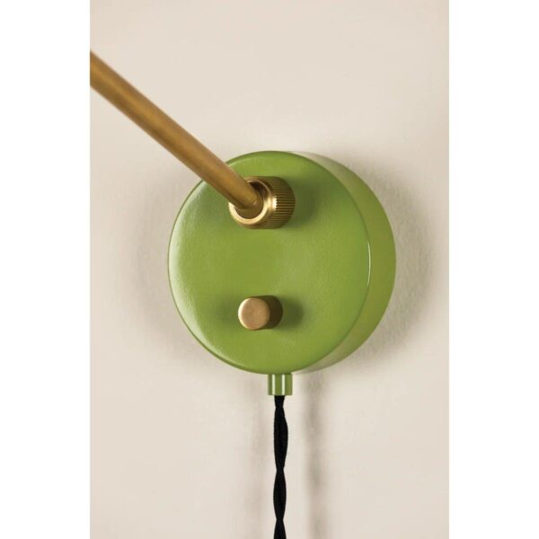 WS24011.3.WS24011GN Blandine Swing Arm Sconce – view 4