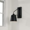 WS24024.0.WS24024BK Paulson Swing Arm Sconce