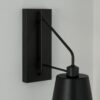 WS24024.2.WS24024BK Paulson Swing Arm Sconce – view 3