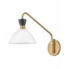 WS24029.1.WS24029BO Arendelle Glass Swing Arm Sconce – view 2