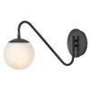 WS24034.0.WS24034BK Tilde Swing Arm Sconce