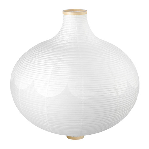 0756761_PE749065_S4 RISBYN – Elegant Rice Paper Lamp Shade with Steel Holder – view 2