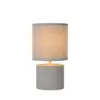 47502-81-36 Brightano GREASBY – Table lamp – Ø 14 cm – 1xE14 – Grey