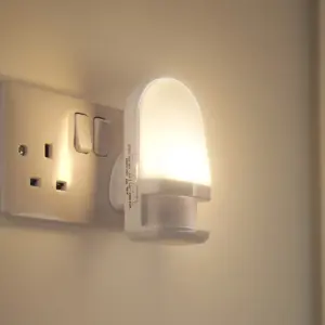 Auraglow Color-Changing LED Night Light with Daylight Sensor