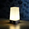 Auraglow round motion-sensor night light – battery powered. – view 2