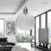First Choice Carss Chrome Ceiling Pendant with Flex Suspension Kit – view 4