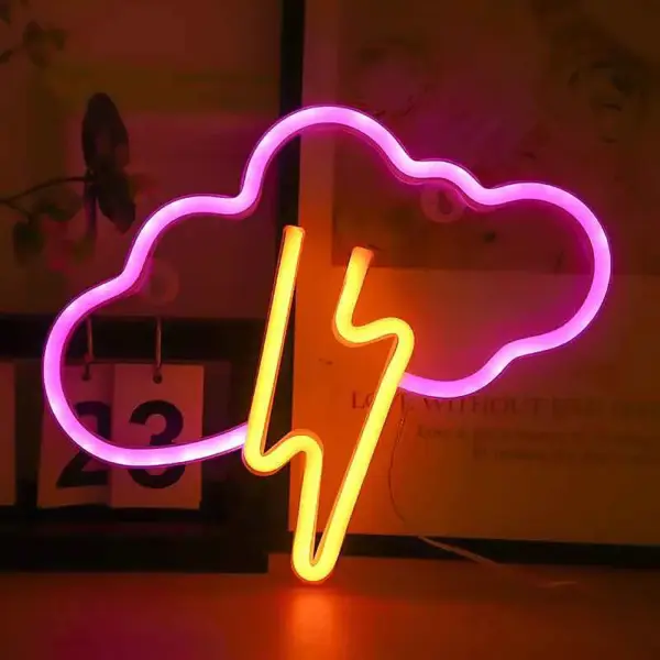 lightning-cloud-led-neon-sign-battery-usb-night-light-for-parties5061110032102_05c_MP Lightning Cloud LED Neon Night Light – Battery & USB, Party Decor – view 5