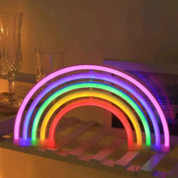 Rainbow LED Neon Night Light – view 4